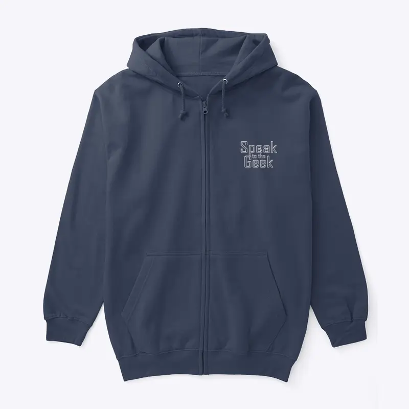 Zipped Hoodie with Logo